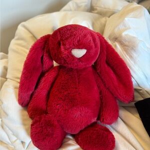 Jelly Cat Red Luxe Bunny